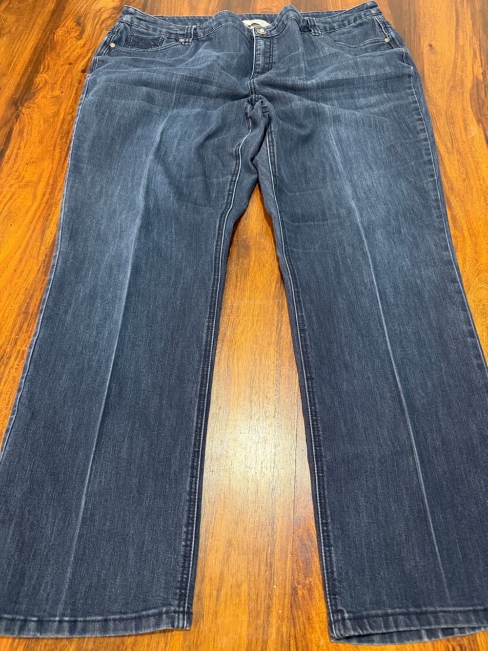 CJ Banks Dark Blue Flare Jeans
